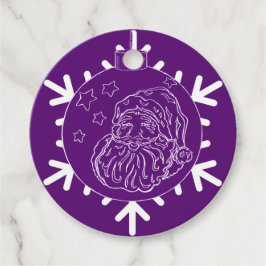Midnight Santa Bedankjes Labels