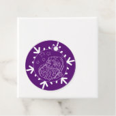 Midnight Santa Bedankjes Labels (In situ)