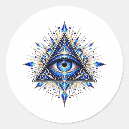 Midnight Sapphire Eye Sticker (Voorkant)