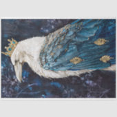 Midnight Sapphire Raven Decoupage Tissuepapier (Voorkant)