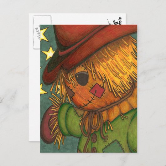 Midnight Scarecrow Briefkaart (Voorkant / Achterkant)