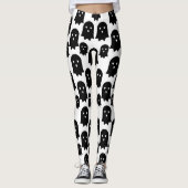 Midnight Scary Ghost Leggings (Voorkant)