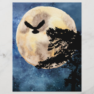 Midnight Scrapbook-papier voor motorboten en kippe