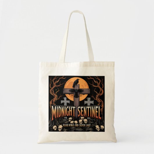 Midnight Sentinel Tote Bag (Voorkant)
