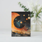 Midnight Serenity Briefkaart (Staand voorkant)