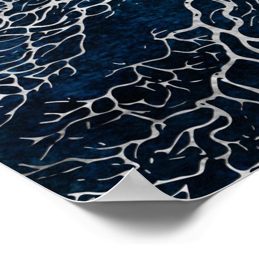 Midnight Silver tree - Black Poplar Poster (Hoek)