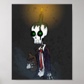 Midnight Skeleton Poster (Voorkant)