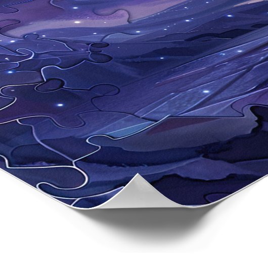 Midnight Skies Droompuzzel Poster (Hoek)