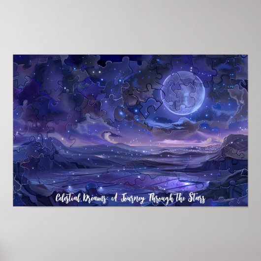 Midnight Skies Droompuzzel Poster (Voorkant)