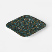 Midnight Sky Abstraction Papieren Bordje (Gebogen)