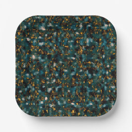 Midnight Sky Abstraction Papieren Bordje