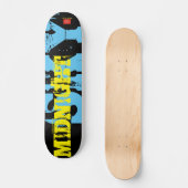 MIDNIGHT SKY Skateboard, 7¾" Deck Persoonlijk Skateboard (Voorkant)