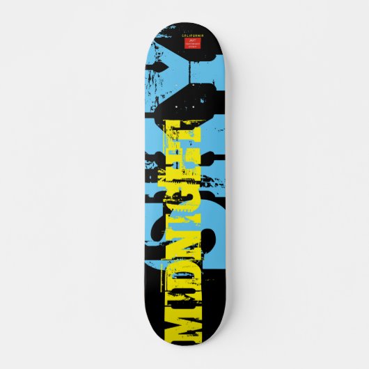 MIDNIGHT SKY Skateboard, 7¾" Deck Persoonlijk Skateboard (Voorkant)