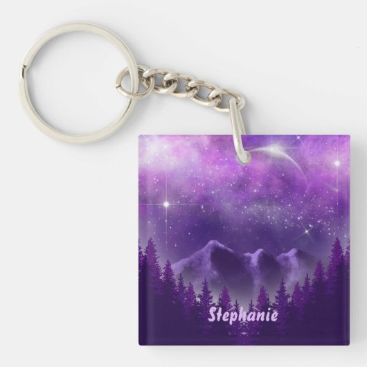 Midnight Sky Sleutelhanger (voorkant)