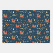 Midnight Sleigh Ride  Inpakpapier Vel (Voorkant 3)