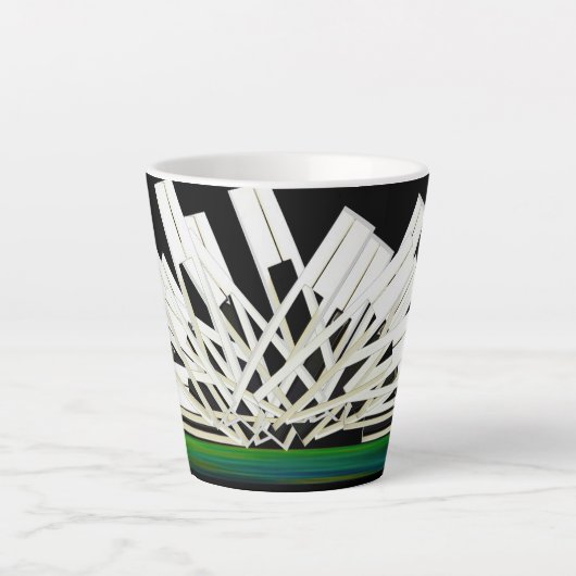 MIDNIGHT SLEUTELS Accent Kussen Latte Mok (Voorkant)