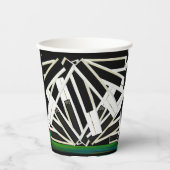 MIDNIGHT SLEUTELS Accent Kussen Papieren Bekers (Voorkant)