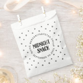 Midnight Snack Elegant Wedding Bedankzakje (Geknipt)