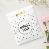 Midnight Snack Elegant Wedding Bedankzakje (Gezegeld)