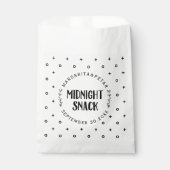 Midnight Snack Elegant Wedding Bedankzakje (Voorkant)