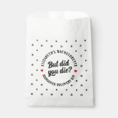 Midnight Snack Elegant Wedding Favor Bag Bedankzakje (Voorkant)