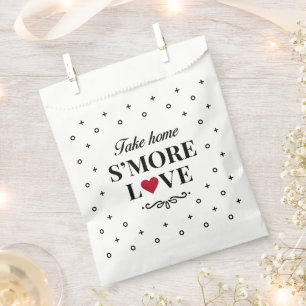 Midnight Snack Elegant Wedding Favor Bag Bedankzakje