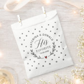 Midnight Snack Elegant Wedding Favor Bag Bedankzakje (Geknipt)