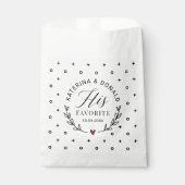 Midnight Snack Elegant Wedding Favor Bag Bedankzakje (Voorkant)