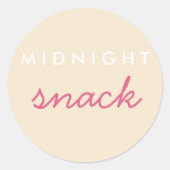 Midnight Snack Sticker Champagne Blush (Voorkant)