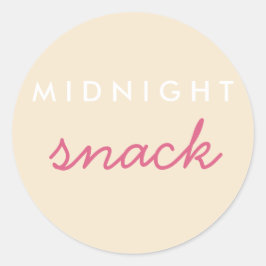 Midnight Snack Sticker Champagne Blush