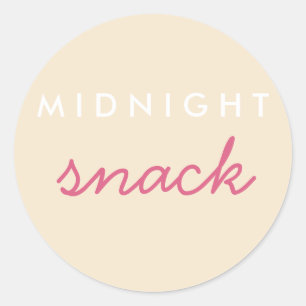 Midnight Snack Sticker Champagne Blush