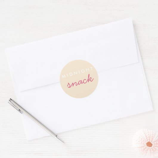 Midnight Snack Sticker Champagne Blush (Envelop)
