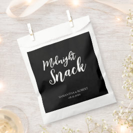 Midnight Snack Wedding Favor Bag Bedankzakje