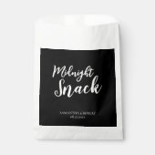 Midnight Snack Wedding Favor Bag Bedankzakje (Voorkant)