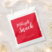Midnight Snack Wedding Favor Bag Bedankzakje (Geknipt)