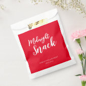 Midnight Snack Wedding Favor Bag Bedankzakje (Gezegeld)