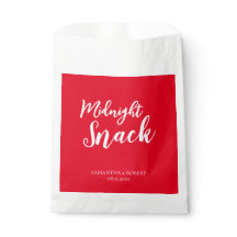 Midnight Snack Wedding Favor Bag
