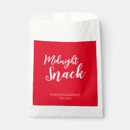 Midnight Snack Wedding Favor Bag Bedankzakje