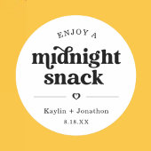 Midnight Snack Wedding Favoriete Labels