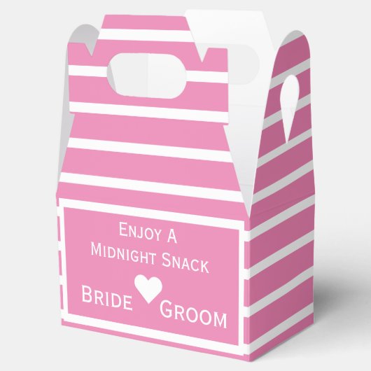 Midnight Snack Wedding for Box Bedankdoosjes (Geopend)