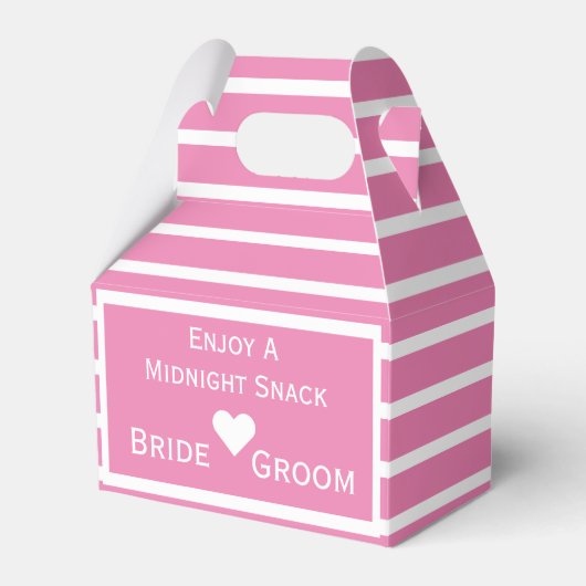 Midnight Snack Wedding for Box Bedankdoosjes (Voorkant Zijde)