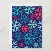 Midnight Snowfall Holiday Kaart (Voorkant)