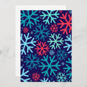 Midnight Snowfall Holiday Kaart (Voorkant / Achterkant)