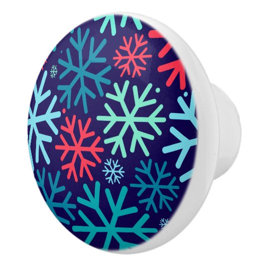 Midnight Snowfall keramische knop (Rechts)