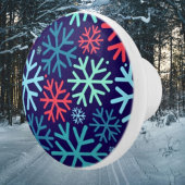 Midnight Snowfall keramische knop