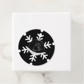 Midnight Snowman Bedankjes Labels (In situ)