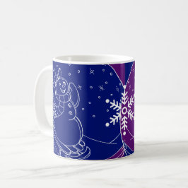Midnight Snowman Koffiemok