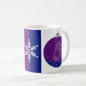 Midnight Snowman Koffiemok (Voorkant rechts)