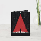 Midnight Solstice: een gotische kerst Kaart (Voorkant)