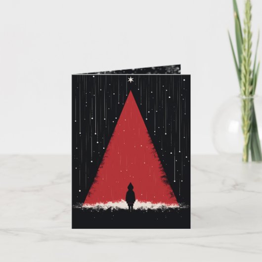 Midnight Solstice: een gotische kerst Kaart (Voorkant)